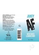 Juicy Af Water Based Lubricant 4oz